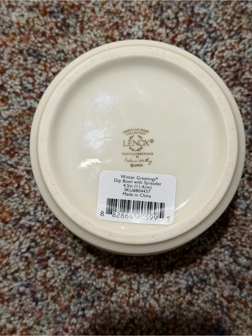 Lenox ceramic bowl